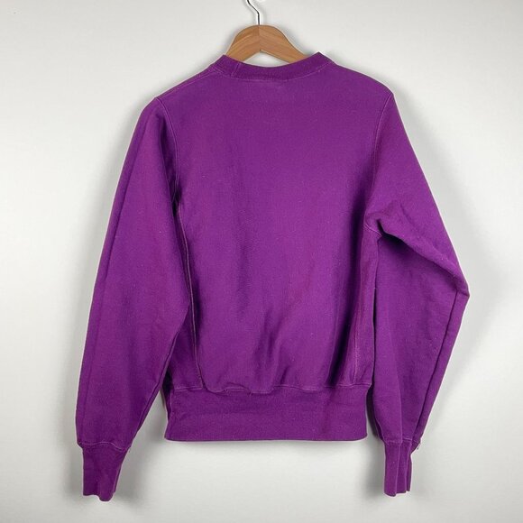 Vintage Champion Reverse Weave Crewneck Purple Sweatshirt - Size XS - Picture 2 of 6
